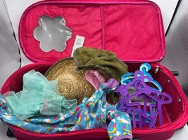 My Life As Rolling Travel Suitcase &amp; Clothing Lot for American Girl Dolls - $18.99