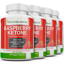 4X RASPBERRY KETONE Advanced Weight Loss Fast Acting Fat Burner Strong - £23.55 GBP