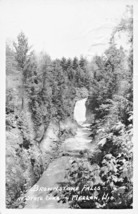 Mellen Wisconsin~Brownstone Falls At State PARK~1947 Real Photo Postcard - £5.70 GBP