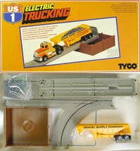 1982 Tyco US-1 Trucking Ho Slot Car Truck Gravel Site +Trailer #3452 Mib Unused! - £27.07 GBP