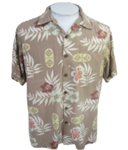 BOCA CLASSICS Men Hawaiian ALOHA shirt p2p 23.5&quot; M tropical camp luau floral  - £13.32 GBP