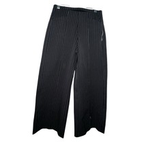 Old Navy High Rise Pull-On Pixie Wide Leg Pants XS Petite Black White Pi... - $390.02 MXN