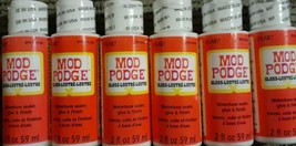 Lot of 6 (12 oz) Mod Podge Gloss - Glue &amp; Finish - Waterbase Sealer 2 oz. ea x 6 - £22.58 GBP