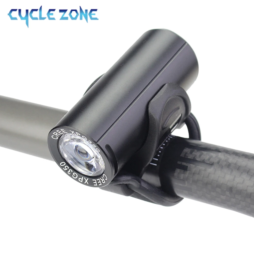 Mini XPG LED Bike Light 350 Lumens USB Rechargeable MTB Front Light Bicycle - £15.14 GBP+