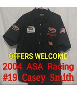 Casey Smith #19 Pit Crew Shirt ASA Stock Car Racing - $1,247.21 MXN