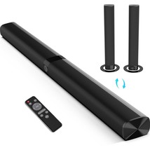 Sound Bar, 50W Sound Bars For Tv, 5.0 Bluetooth Tv Sound Bar, Wired &amp; Wireless S - £155.30 GBP