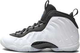 Nike Big Kids Little Foamposite One Sneakers,6Y,White/Black/White/Hyper ... - $133.32