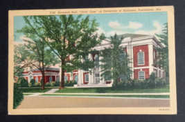 Barnwell Hall University of Alabama Girls Gym Linen Curt Teich Postcard c1940s - £6.30 GBP