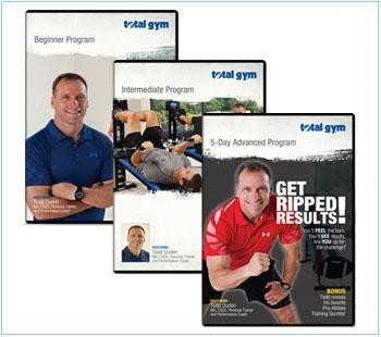 Total Gym Workout Series 3 DVDs - $34.99