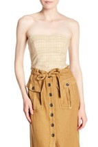 Free People Womens Top Out Vest Slim Ivory Combo Beige Size Us 4 OB666192 - £29.32 GBP