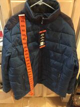 WEATHERPROOF ULTRA LUXE WATER RESISTANT MENS BLUE JACKET NWT - SIZE XXL - - $54.79