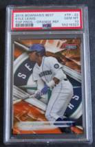 2016 Bowman&#39;s Best TP-22 Kyle Lewis Seattle Mariners Orange Refractor Psa 10 - £35.39 GBP