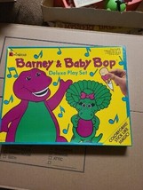 Colorforms Barney &amp; Baby Bop Deluxe Play Set Complete 1993 - £19.65 GBP