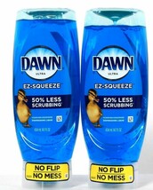 2 Bottles Dawn Ultra 14.7 Oz Ez Squeeze Less Scrubbing Dishwashing Liquid - $24.99