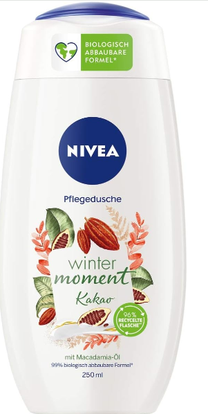 Nivea - Winter moment Kakao Shower Gel- 250ml. - $5.98