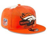 Denver Broncos NFL New Era 9FIFTY 2022 Línea Lateral Tinta Ajustable Gor... - $35.43