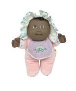 VINTAGE 1987 BLACK CABBAGE PATCH KIDS BABYLAND STUFFED PLUSH TOY DOLL RATTLE - $65.55
