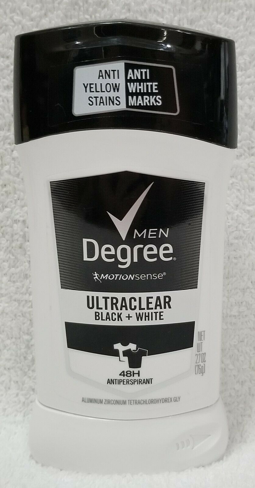 Degree Ultraclear Anti Black White Stains ANTIPERSPIRANT 48H Men 2.7 oz/76g New - £9.71 GBP