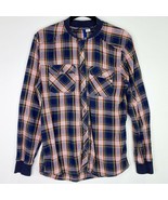 Divided by H&amp;M Button Up Plaid Shirt Jacket Shacket Top Size Medium M - £5.51 GBP