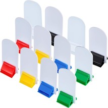 12 Pieces Game Card Stands Multi Color with 12 Pieces Blank Board Game Board Mar - £14.16 GBP