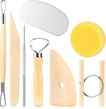 Clay Pottery Tool Kit 8 Piece Set for Ceramics, Wax Carving, Sculpting, ... - £8.47 GBP