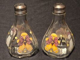 Vintage Teddy Bears And Snowmen Salt &amp; Pepper Shaker Set - Farmhouse Cou... - $9.98