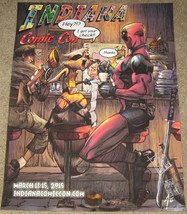 Adam Pollina SIGNED Deadpool &amp; Rocket Racoon Art Poster Guardians of the Galaxy - $25.73