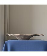 Handmade American Oak Wood Bowl, Rustic Centerpiece, Irregular Shape - $190.00