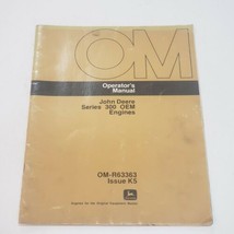 OEM John Deere Series 300 OEM Engines Operator&#39;s Manual OM-R63363 K5 - $13.85