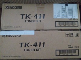 Lot Of 2 Kyocera Original Toner Kits Cartridges - TK411 - £85.69 GBP