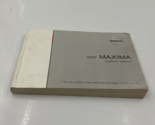 2007 Nissan Maxima Owners Manual Handbook OEM M02B29009 - $26.99