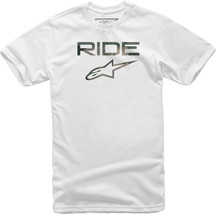 Alpinestars Mens Ride 2.0 Camo T-Shirt Tee Shirt White LgAuthorized Alpinesta... - £17.54 GBP