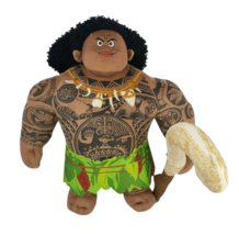 14" Disney Moana Talking Maui Demi God Tattoos Stuffed Animal Plush Toy Works - $46.55