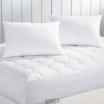 Serenity Mattress Pad &amp; Pillow Pack Set White Queen - £37.34 GBP