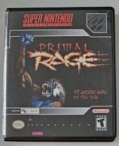 Primal Rage Case Super Nintendo Snes Box Best Quality Available - $12.81