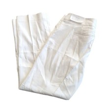 Ann Taylor LOFT White Julie Fit Curvy Stretch Straight Leg Dress Pants Size 12P - £37.88 GBP