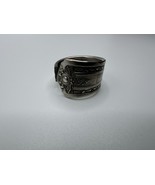 Vintage Silverplate Ornate Spoon Ring Size 9 R146 - $16.11 CAD