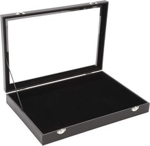 Black Velvet Jewelry Display Case For Rings, Necklaces, And Bracelets (1... - $32.96