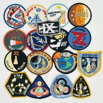 NASA Patch Lot Of 17 Vintage Apollo and Space Missions Patches Astronaut... - $19.79