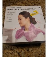 Sharper Image Heat Cold Neck Shoulder Wrap Lemongrass Lavender Chamomile - $47.54 CAD