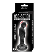 Ass-sation Remote Vibrating P Spot Plug - Black - £52.92 GBP