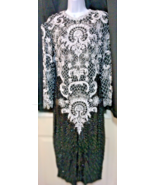 NEW STARLIGHT BLACK SILK SEQUIENED EVENING GOWN SIZE M - €76,36 EUR