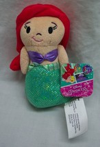 Walt Disney Princess Cute Little Mermaid Ariel 5&quot; Plush Stuffed Animal Toy New - £14.40 GBP