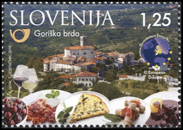 Slovenia. 2016. Tourism - Goriška Brda (MNH OG) Stamp - £2.69 GBP