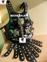 NautcalMart Leather Muscle Armor Collectible Wearable Roman Halloween Costume - £158.60 GBP