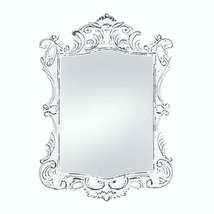 Regal White Distressed Wall Mirror - £47.05 GBP