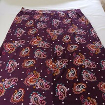 Terra & Sky TS39849 Women's Red Paisley Pull-On Skirt Plus Size 3X (24W-26W) image 12