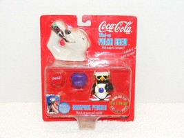 Nip 1998 Coca Cola WIND-UP Polar Crew Backpack Penguin With Magnetic Backpack - £10.44 GBP