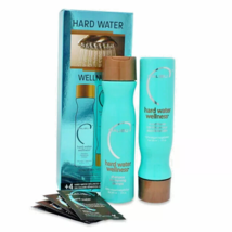 MALIBU C HARD WATER Wellness Kit 100% Vegan ~ 9 oz Shamp / Cond / +4 Rem... - $29.70