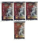 4 new baseball PACKs - 1999 UPPER DECK MVP game used jersey souvenirs au... - £7.36 GBP